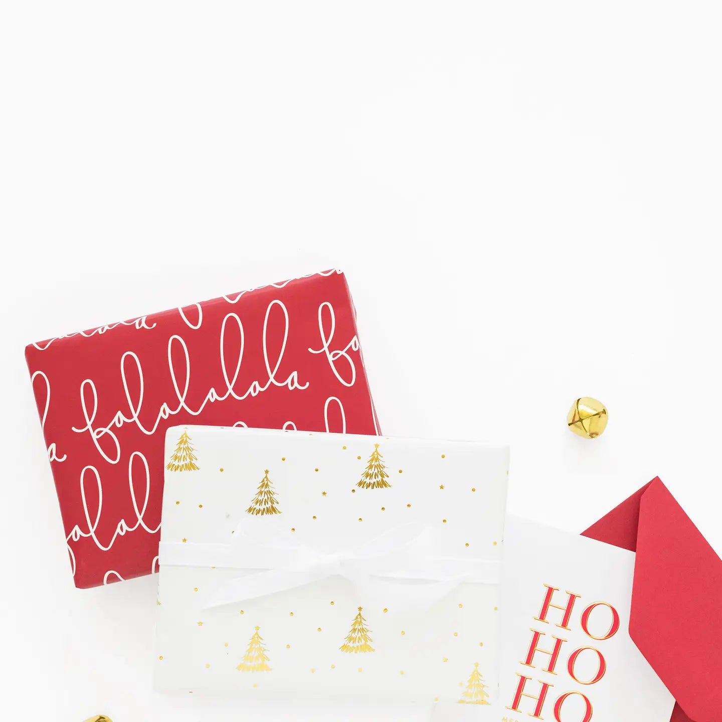 Gold Tree Gift Wrap Sheet