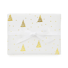 Gold Tree Gift Wrap Sheet