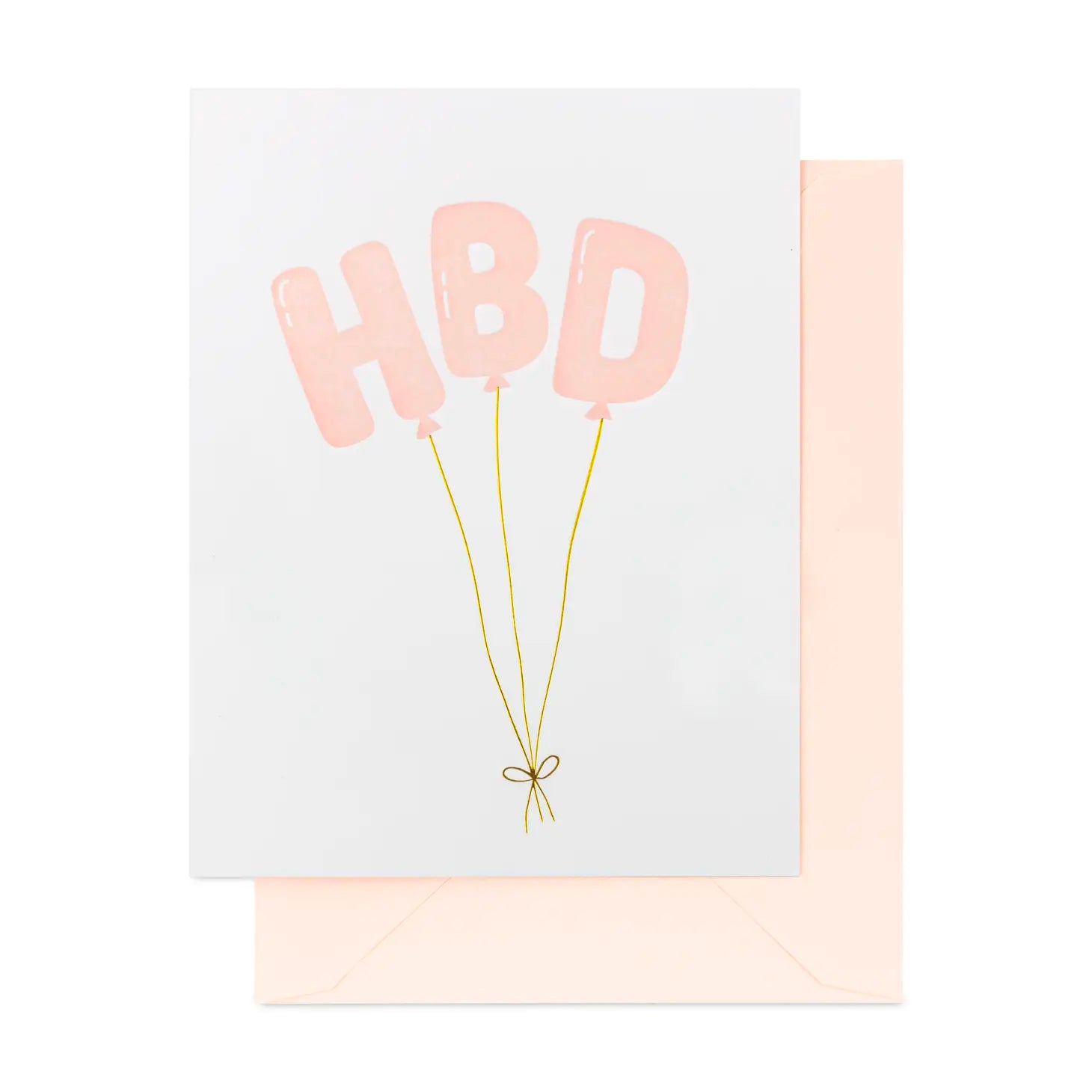 HBD Balloons Card