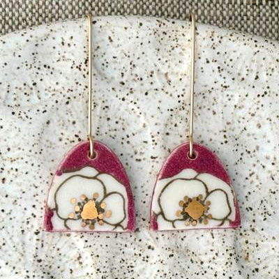 Poppy Arch Dangle Earrings