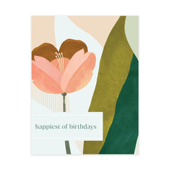 Blossoms Happiest Of Birthdays Card