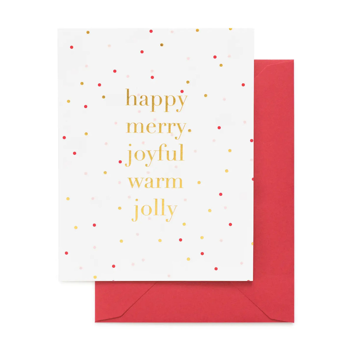 Happy Merry Joyful Holiday Card