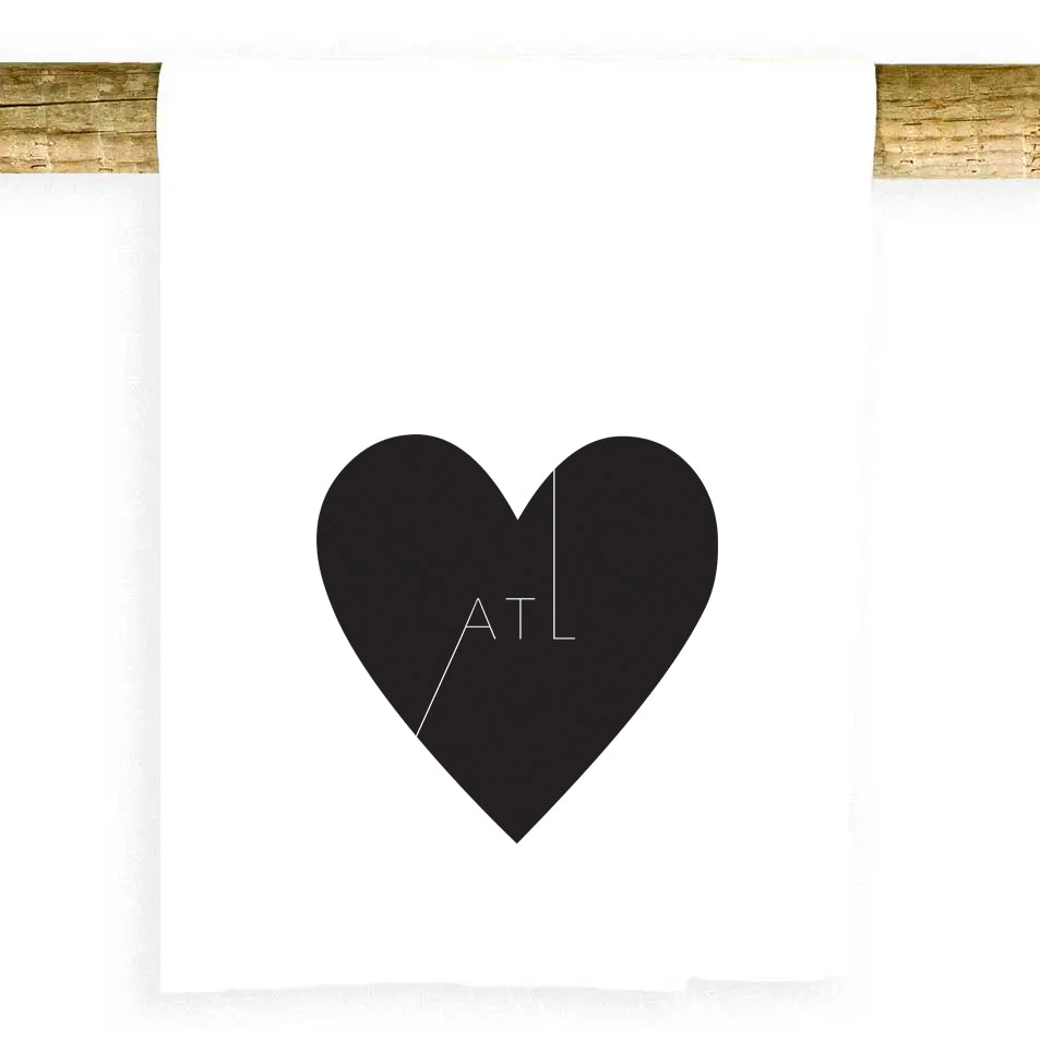 Heart ATL Kitchen Towel