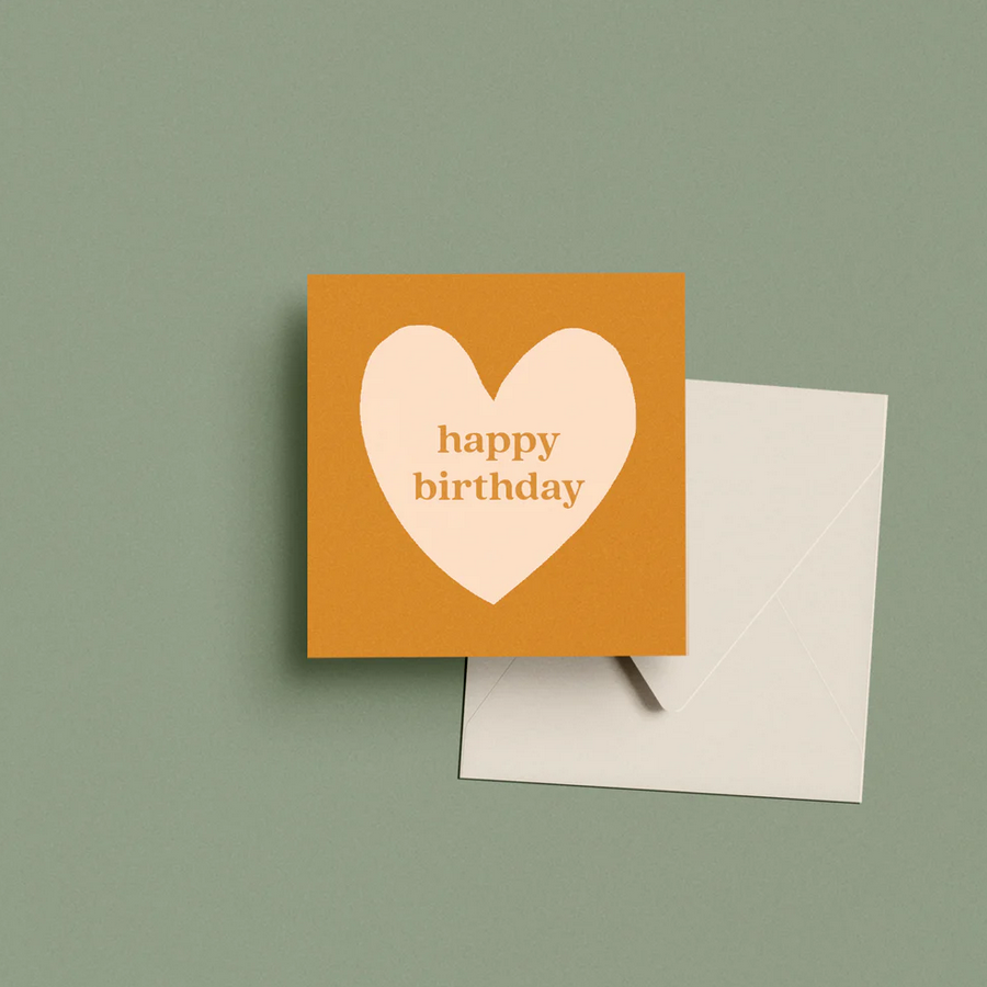 Heart Birthday Mini Card