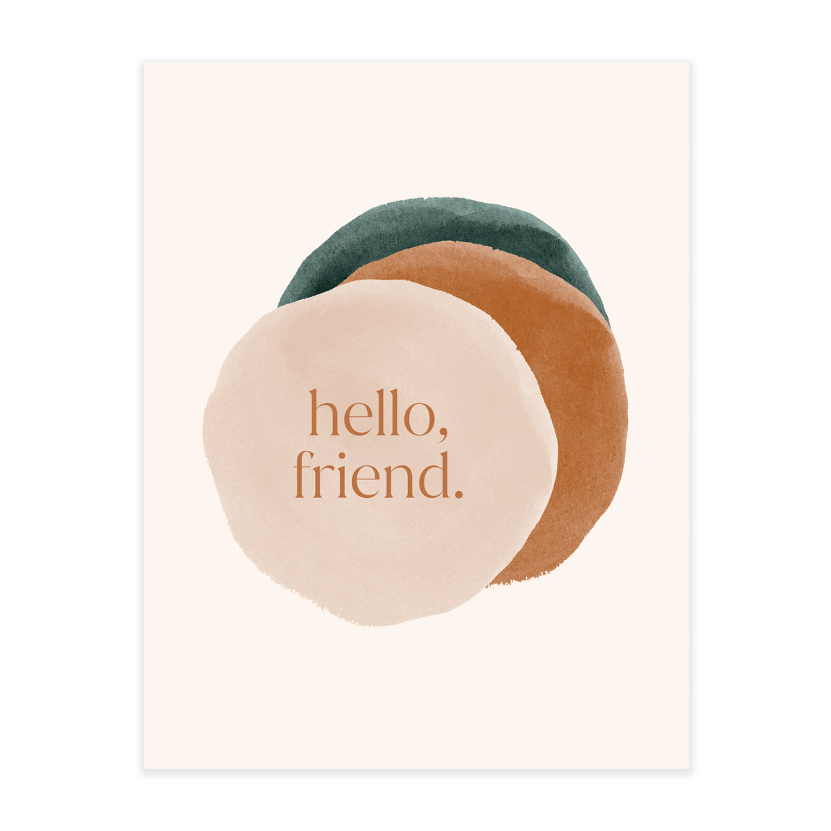 Hello Friend Card