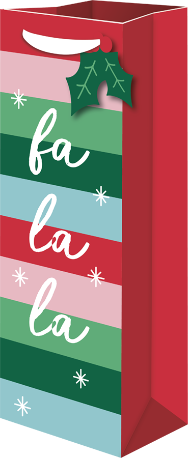 Holiday Jam Session Bottle Gift Bag