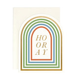 Arched Hooray Greeting Card