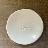 I Do Stamped Ring Dish