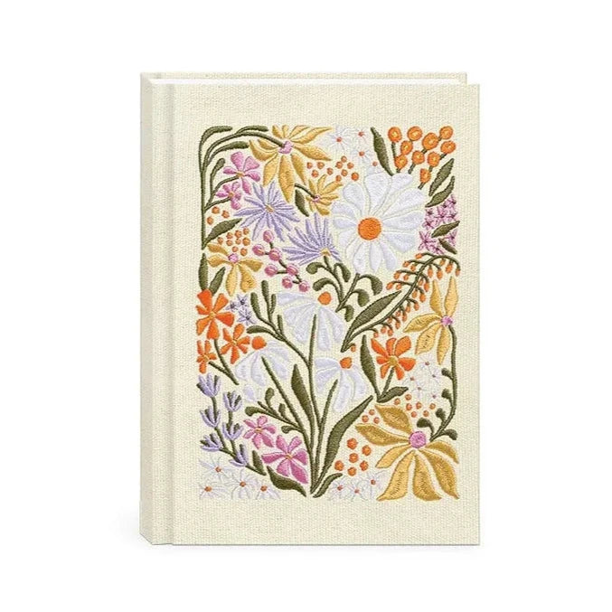 Embroidered Journal - Wildflowers