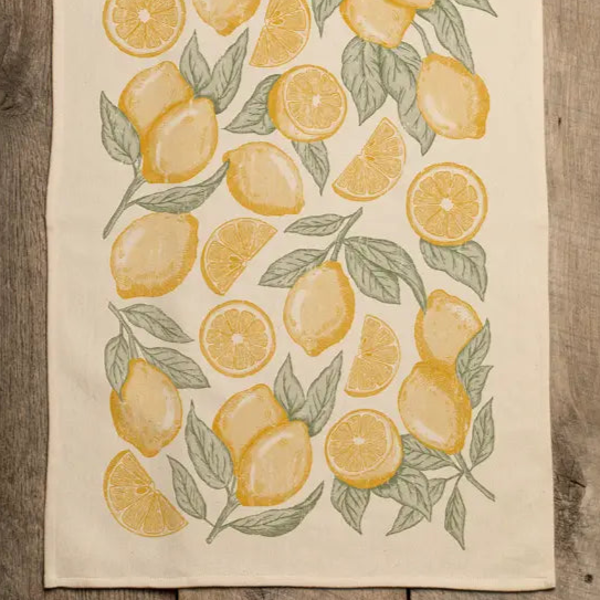 Lemon Pattern - Kitchen Towel