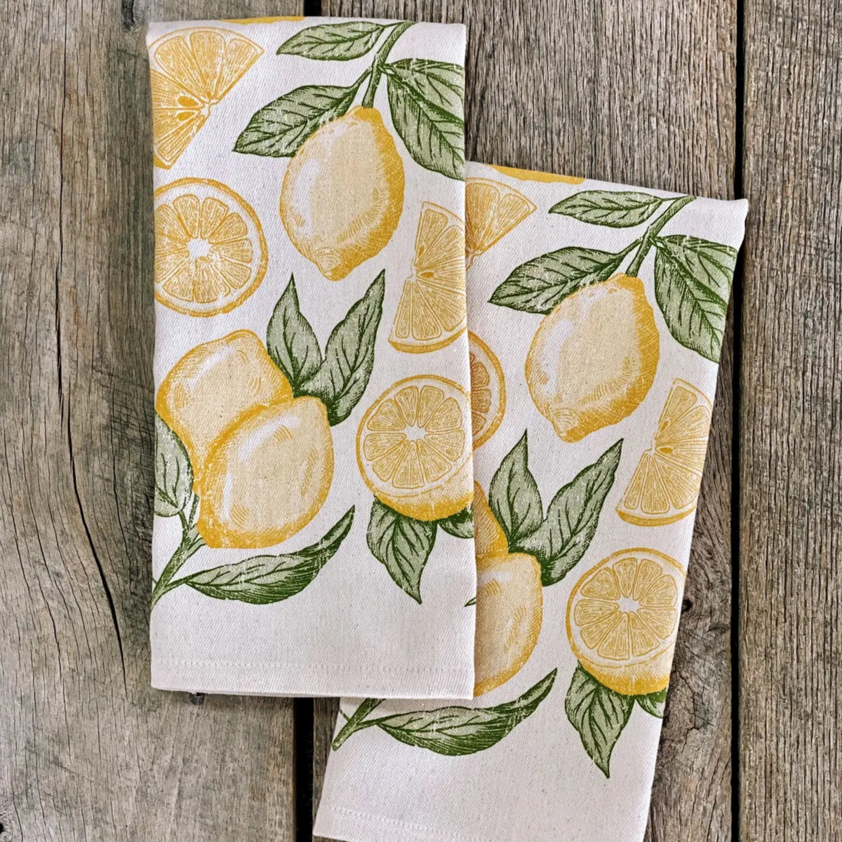 Lemon Pattern - Kitchen Towel