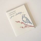 Little Bird Birthday Card