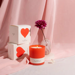 Love Potion Red Glass Candle