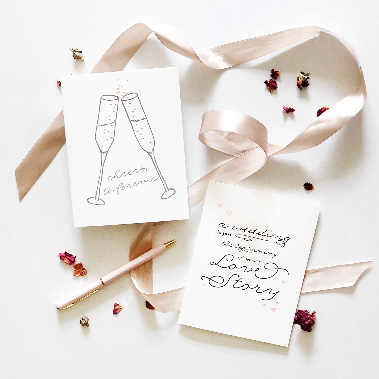 Love Story Wedding Card