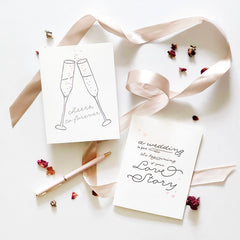 Love Story Wedding Card