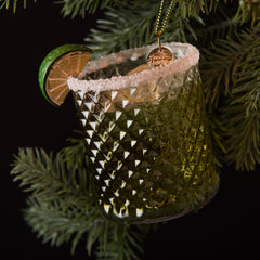 Margarita Cocktail Christmas Ornament