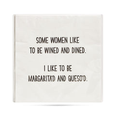 Margarita'd & Queso'd Cocktail Napkins