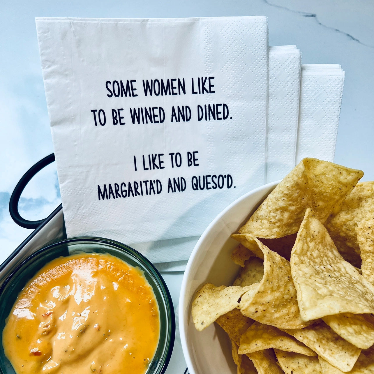 Margarita'd & Queso'd Cocktail Napkins