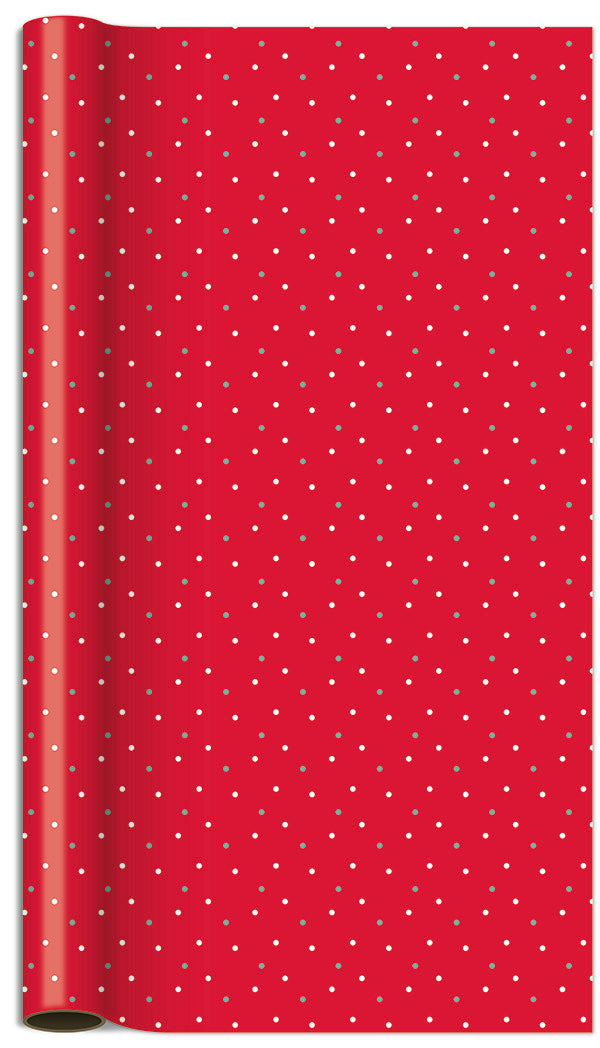 Merry Dot Jumbo Wrapping Paper Roll
