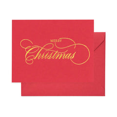 Merry Christmas Script Card