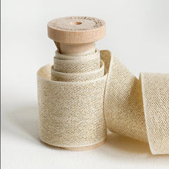 Metallic 1.5 Inch Woven Ribbon Spool