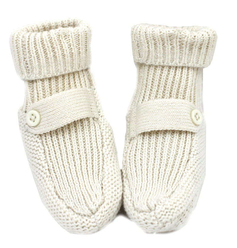 Milan Sweater Knit Baby Booties