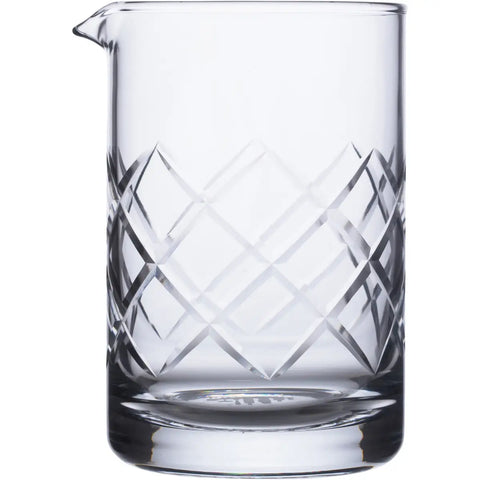 Diamond Cut Cocktail Mixing Glass