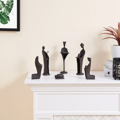 Sculpt Modern Cast Iron Nativity