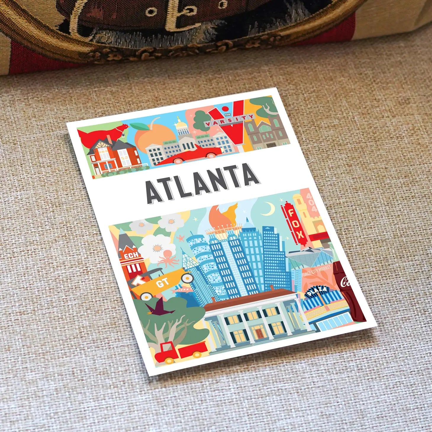 Atlanta Montage Postcard