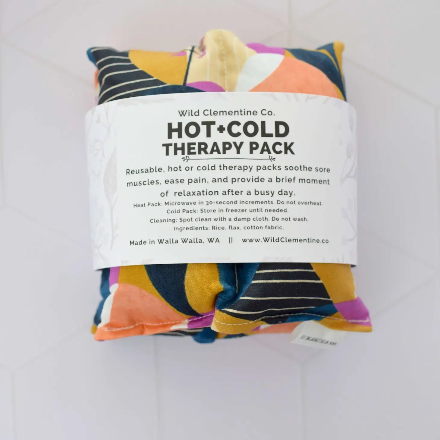 Flaxseed Hot & Cold Therapy Pack Neck Wrap