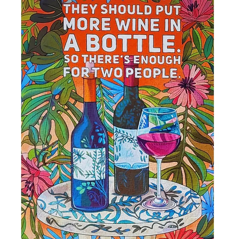 More Wine In The Bottle Jigsaw Puzzle