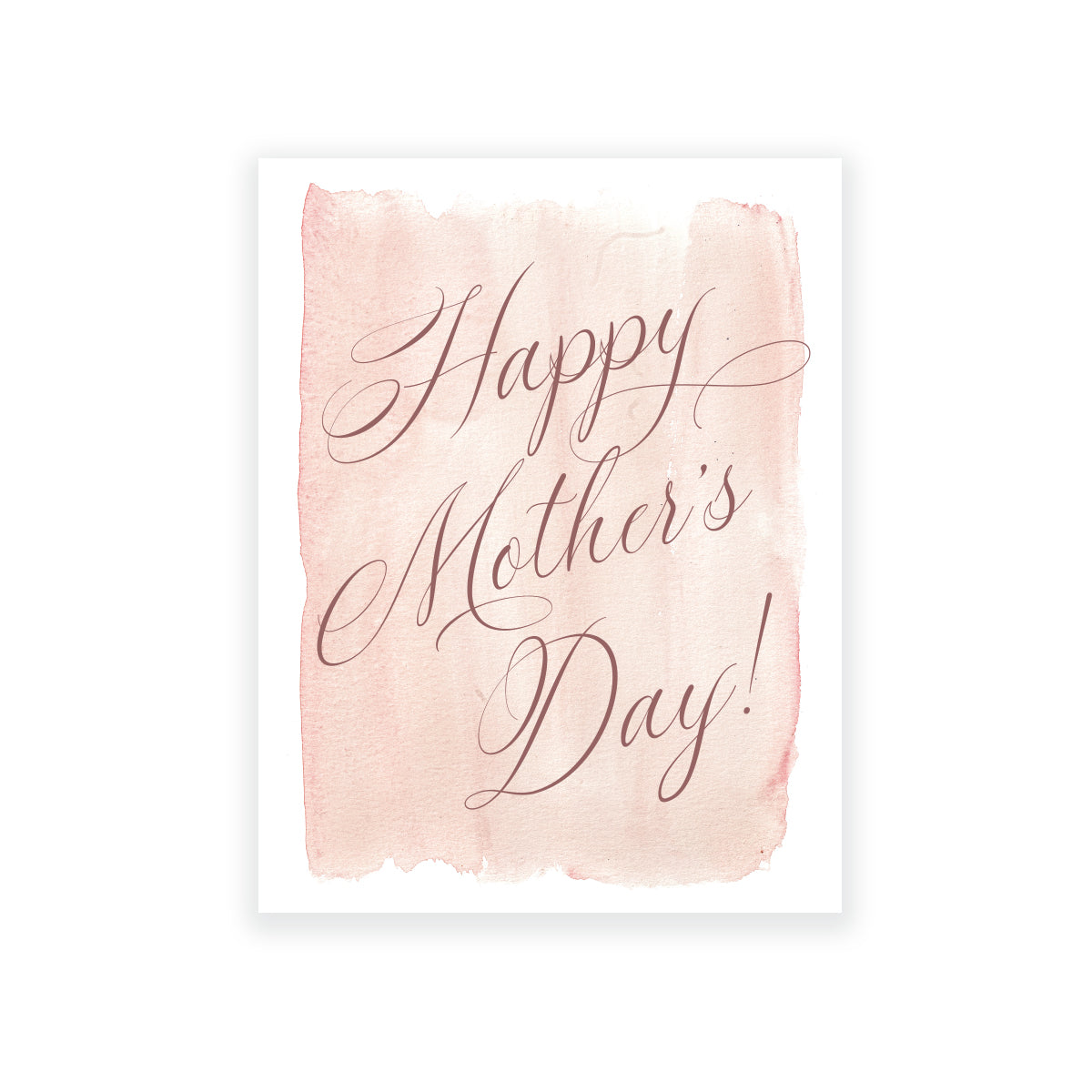 Calligraphy Mother's Day Card