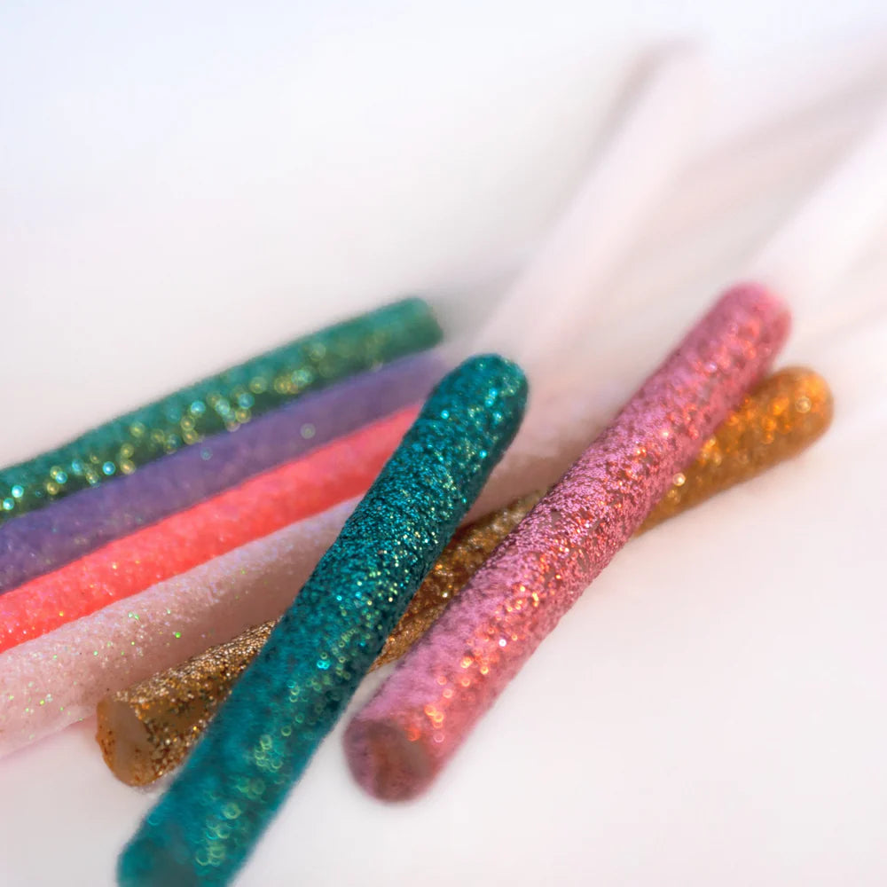 Multicolour Dipped Glitter Candles