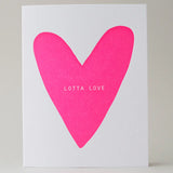 Neon Love Card