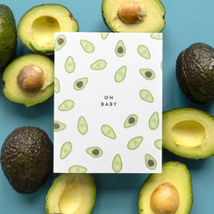 Oh Baby Avocado Card