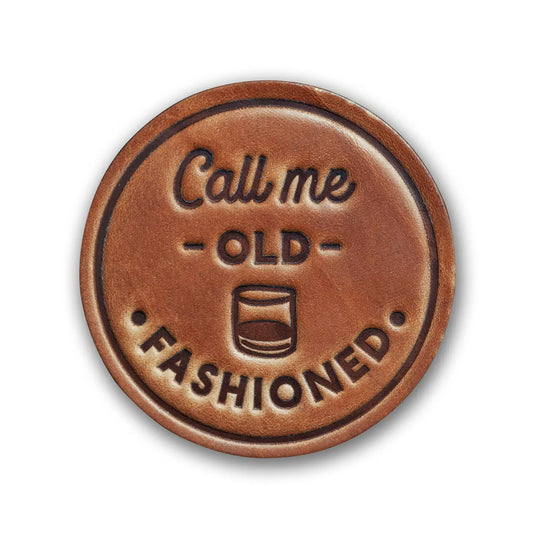 Call Me Old Fashioned Leather Coaster 1460