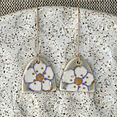 Poppy Arch Dangle Earrings