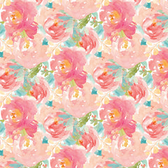 Painted Flowers Gift Wrap Sheet