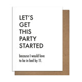 Party Started - Greeting Card