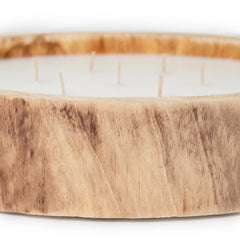 Paulownia Wood Bowl Candle