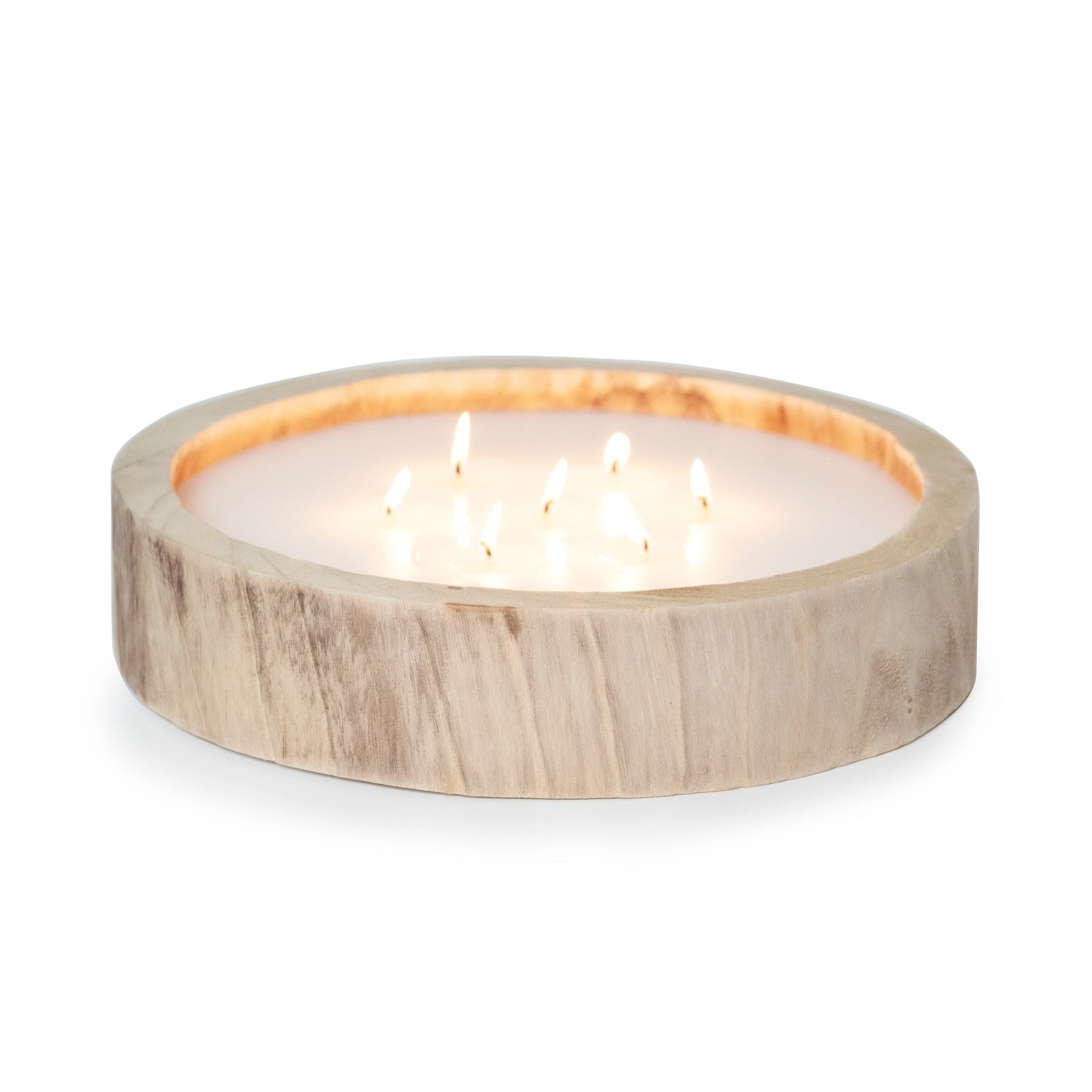 Paulownia Wood Bowl Candle