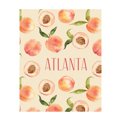 Peachy Atlanta Art Print