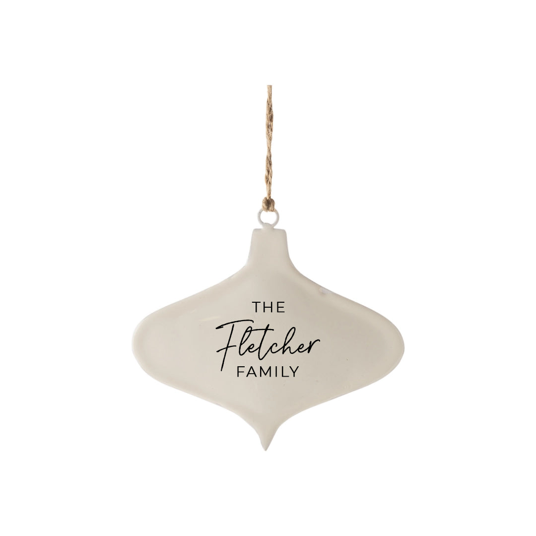 Personalized Enamel Kismet Ornament