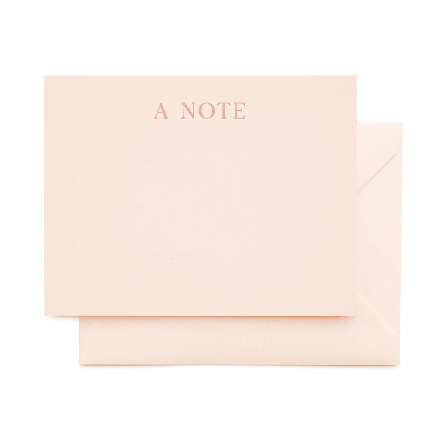 A Note - Pink Note Set