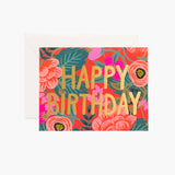 Poppy Birthday Card