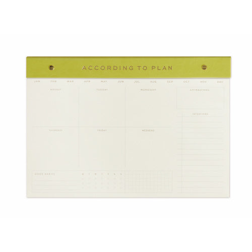 Weekly Postbound Notepad