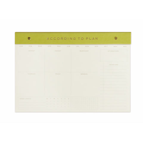 Weekly Postbound Notepad