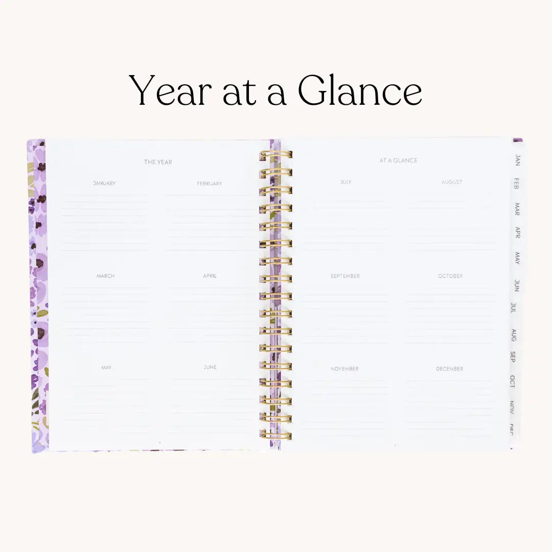 Primrose Petals 2025 Yearly Planner