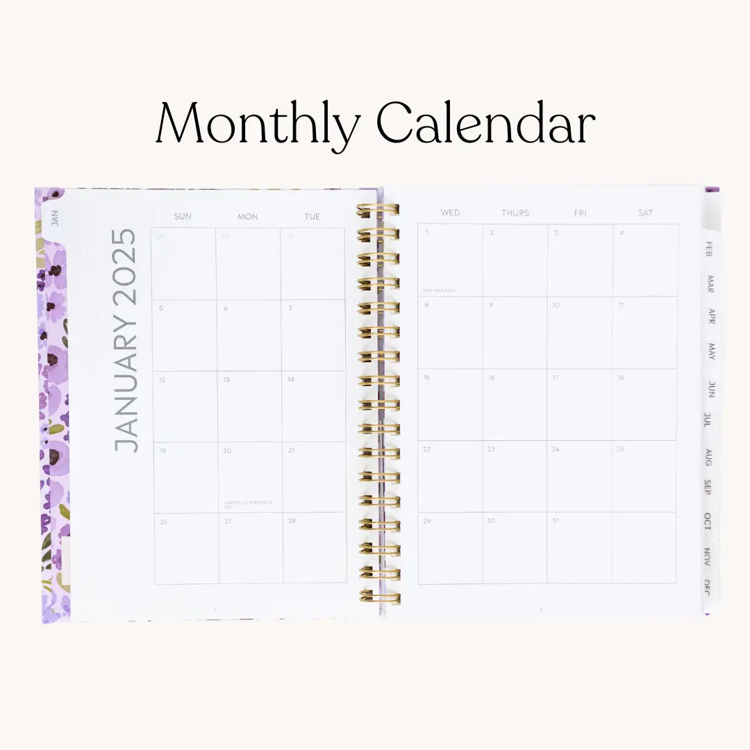 Primrose Petals 2025 Yearly Planner