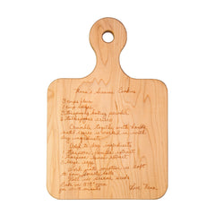 Engraved Artisan Recipe Board